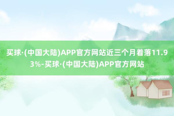 买球·(中国大陆)APP官方网站近三个月着落11.93%-买球·(中国大陆)APP官方网站